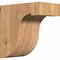 Ekena Millwork Del Monte Smooth Corbel, Western Red Cedar, 5 1/2"W x 10"D x 10"H COR06X10X10DEL00SWR - alternate 1